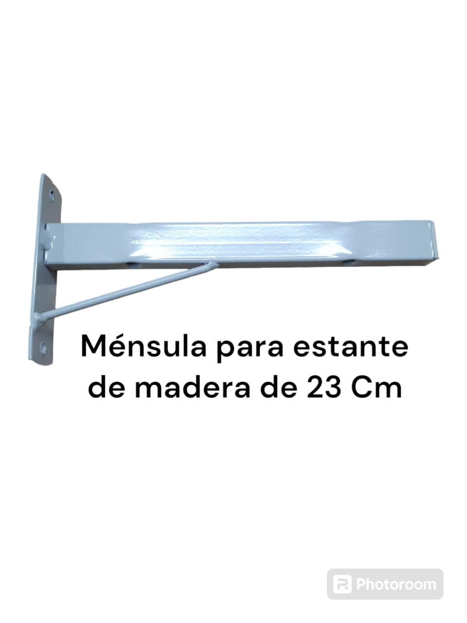 Ménsula para estante de madera de 23 Cm