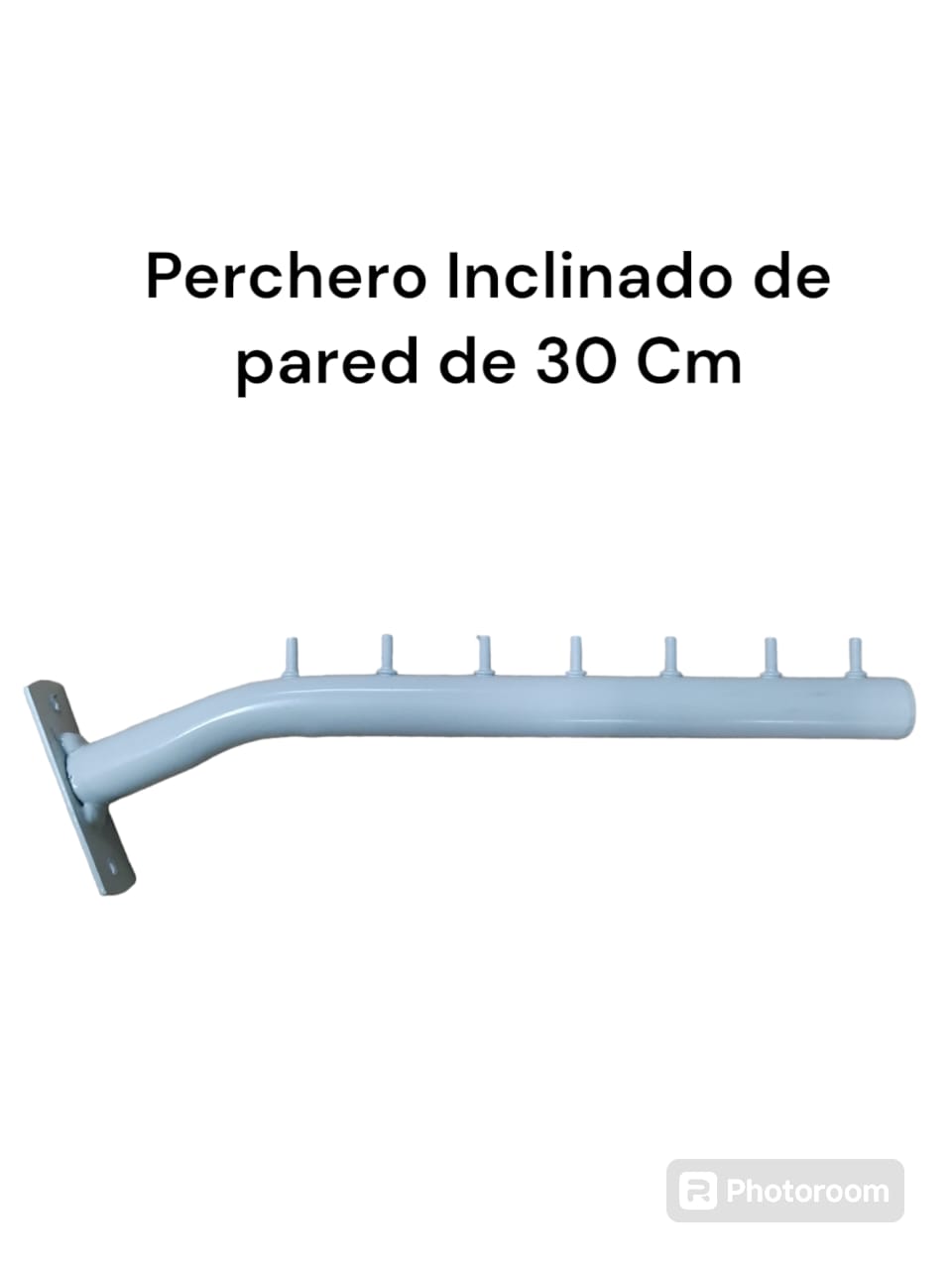 Perchero inclinado para pared de 40 Cm