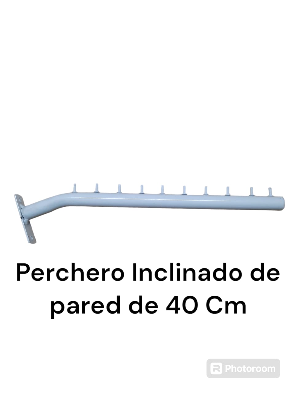 Perchero inclinado de pared de 40 Cm