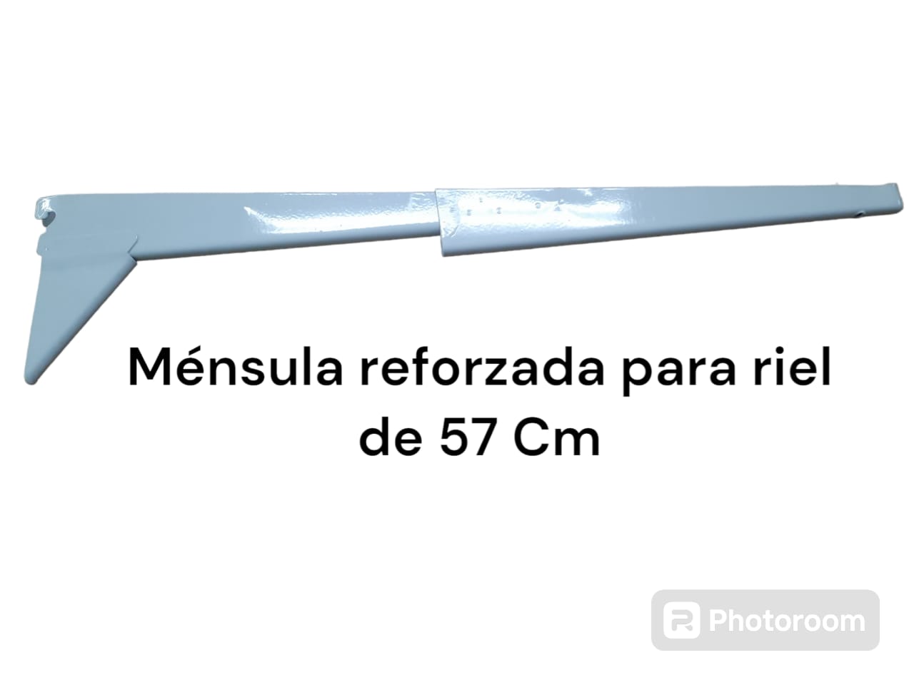 Ménsula reforzada para riel de 57 Cm