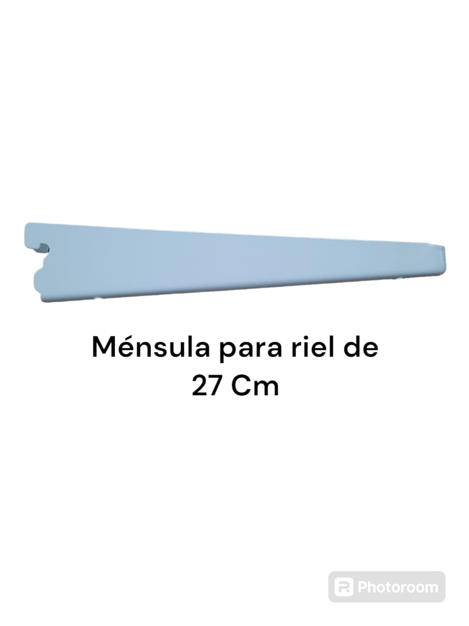 Ménsula para riel de 27 Cm